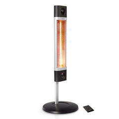Veito CH1800RE Free Standing Carbon Infrared Heater, Silver